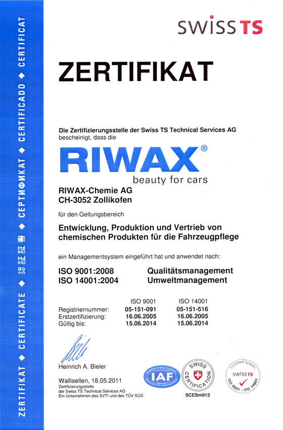 LB Automobile Certifikát Riwax LB Automobile Certifikát Riwax